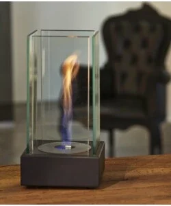 Biocamino da tavolo "aosta" nero 800w Promo Stagionale